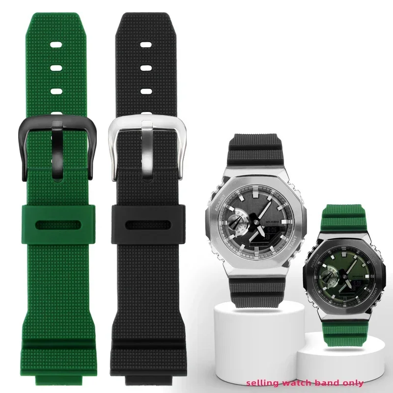 Casio Watch G-Shock Ga-2100 - Premium-Grade Rubber Horlogeband Voor Casio G-Shock