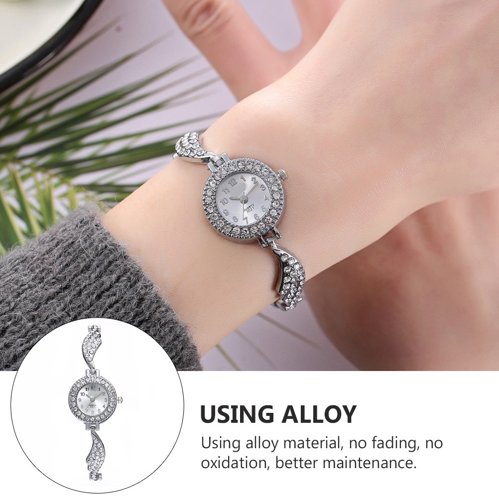 1 stuks dameshorloge met stras - Luxury Watch Gift For Her recensie en prijs