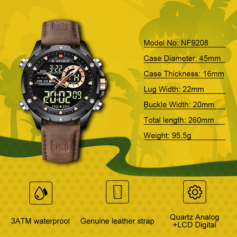 Nieuwe NAVIFORCE herenhorloges - Luxury Watch Maker recensie en prijs