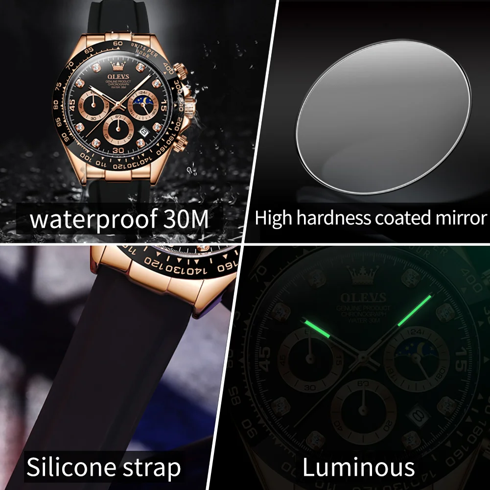 OLEVS 2875 Herenhorloges Chron - Luxury Watch Magazine recensie en prijs